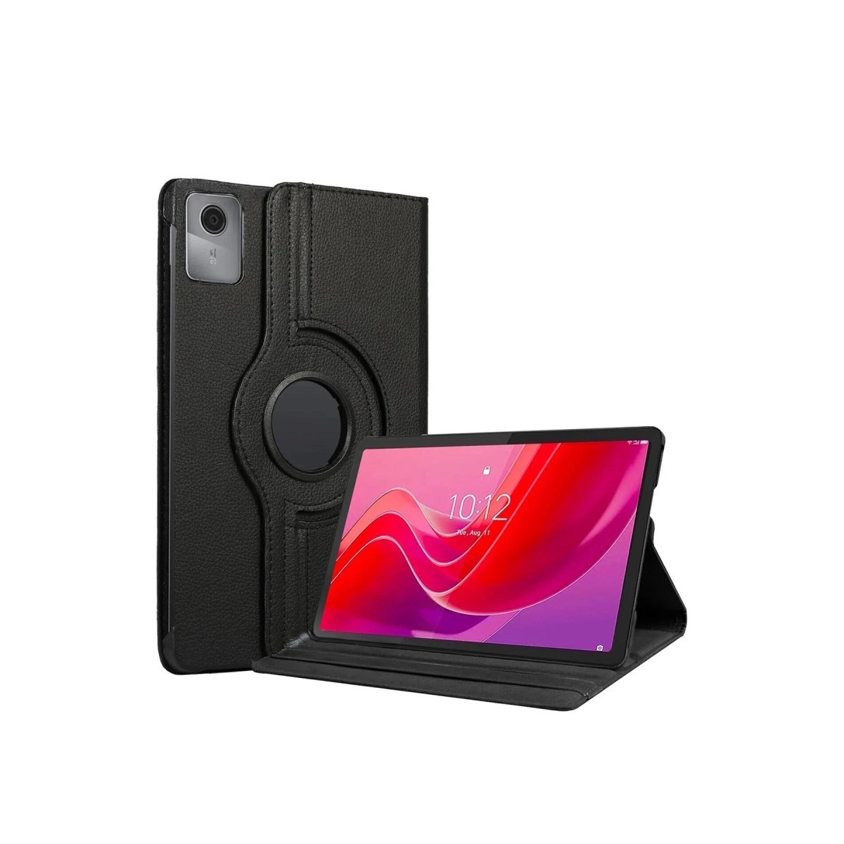 Evimdeyokyok Lenovo Tab M11 Tb330Fu 360 Tablet Deri Kılıf - Siyah
