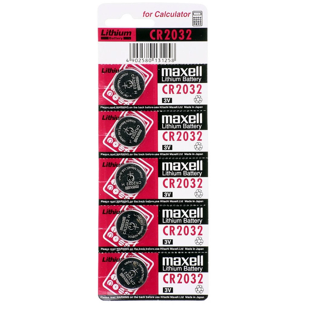 Evimdeyokyok Maxell Cr2032 3V Lityum Düğme Pil 5 Li Paket