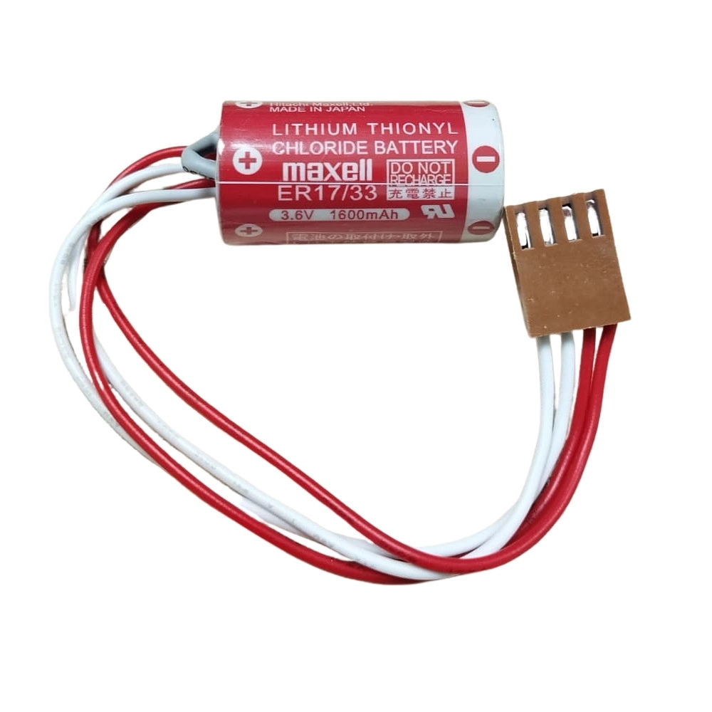 Evimdeyokyok Maxell Er17/33 3.6V 2/3A 4 Pın Size Lithium Pil - Kahverengi Soket