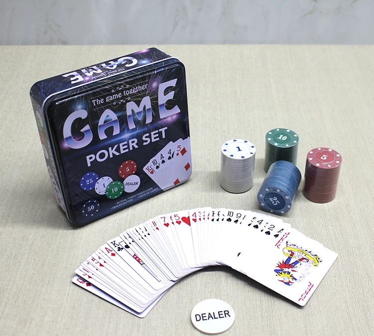 Evimdeyokyok Metal Kutulu 80 Chip Ve 1 Adet İskambil  Kağit Setine Sahip Poker Oyunu Alk3534