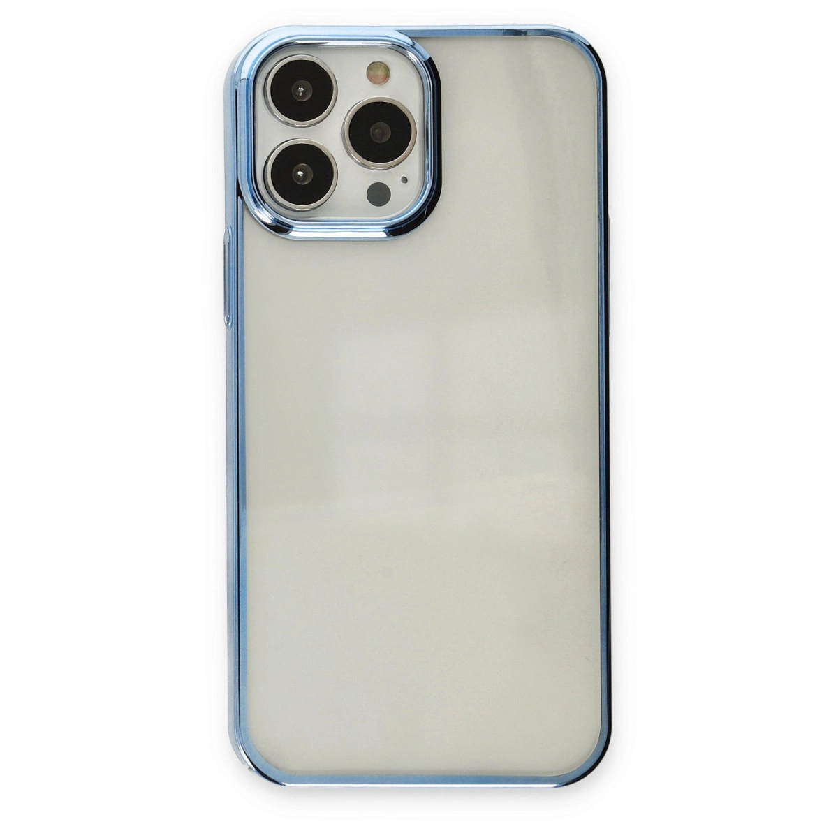 Evimdeyokyok Newface Apple İphone 14 Pro Max Kılıf Element Silikon - Sky Blue