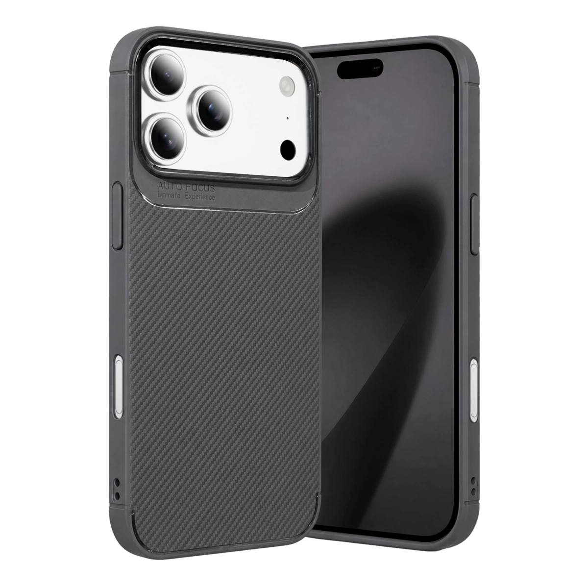 Evimdeyokyok Newface Apple İphone 18 Pro Auto Focus Karbon Kapak - Gri