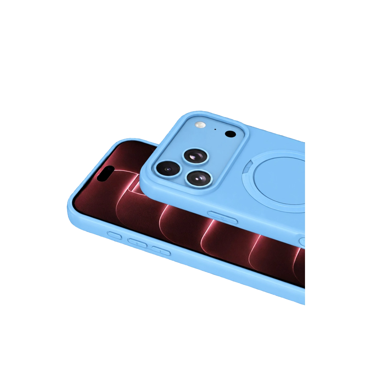 Evimdeyokyok Newface Apple İphone 18 Pro Max Regal Magsafe Standlı Kapak - Sierra Blue