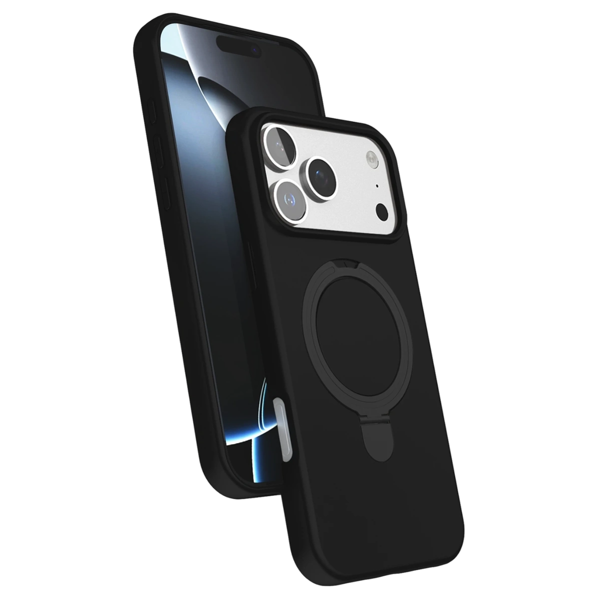Evimdeyokyok Newface Apple İphone 18 Pro Max Regal Magsafe Standlı Kapak - Siyah