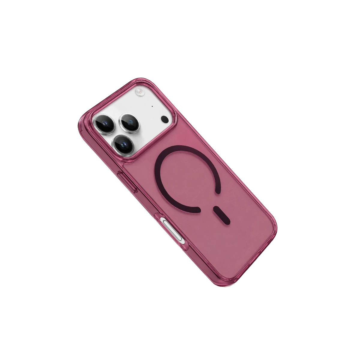 Evimdeyokyok Newface Apple İphone 18 Pro Pc Real Magsafe Kapak - Bordo