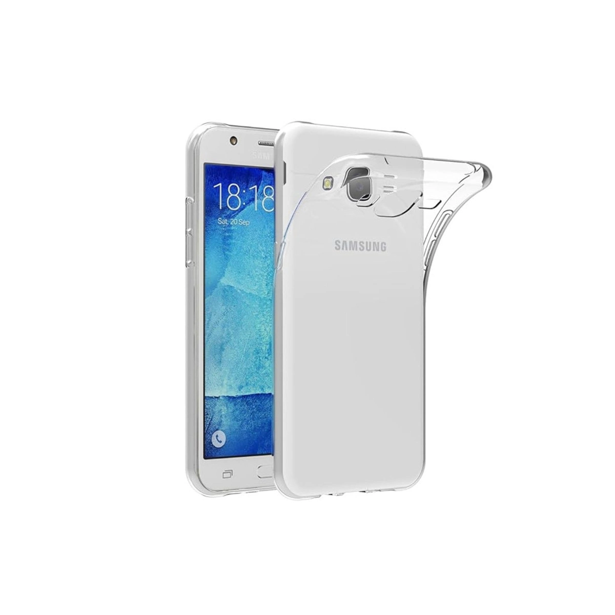 Evimdeyokyok Newface Samsung Galaxy J7 Kılıf Lüx Şeffaf Silikon