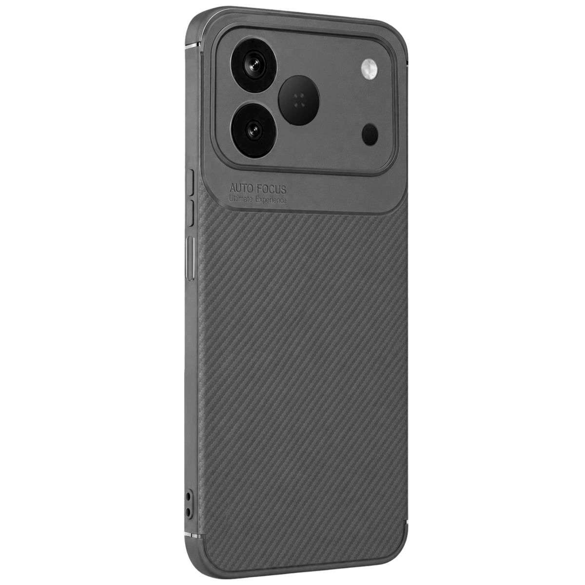 Evimdeyokyok Newface Tecno Spark 50 4G Auto Focus Karbon Kapak - Gri