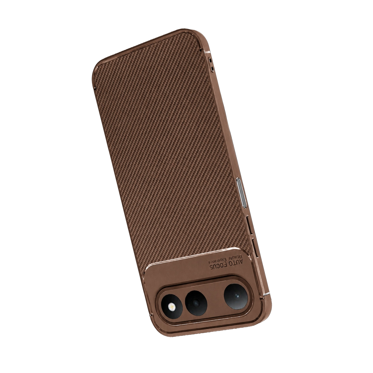 Evimdeyokyok Newface Tecno Spark 50 5G Auto Focus Karbon Kapak - Kahverengi