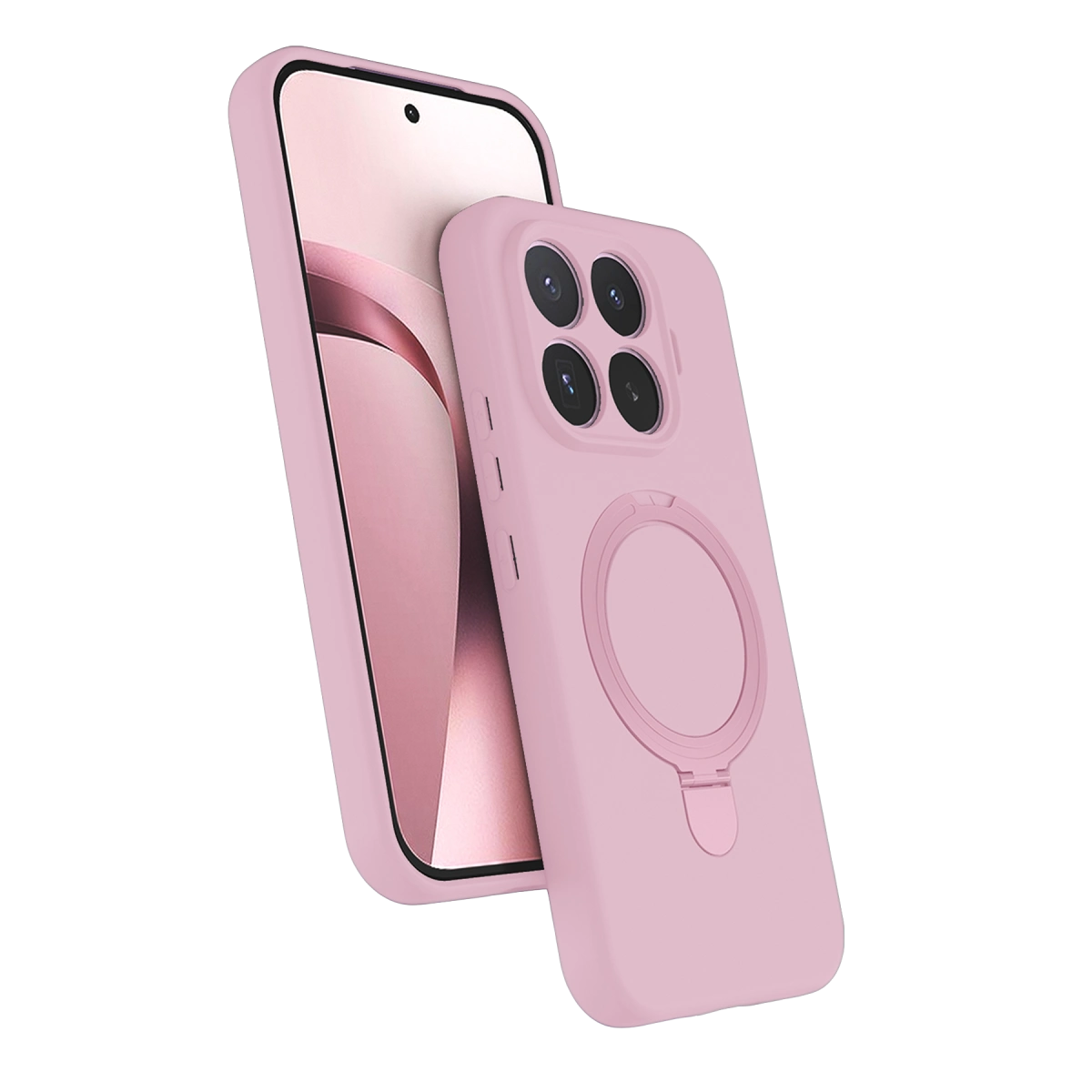 Evimdeyokyok Newface Xiaomi Mi 17T Pro Regal Magsafe Standlı Kapak - Açık Pembe