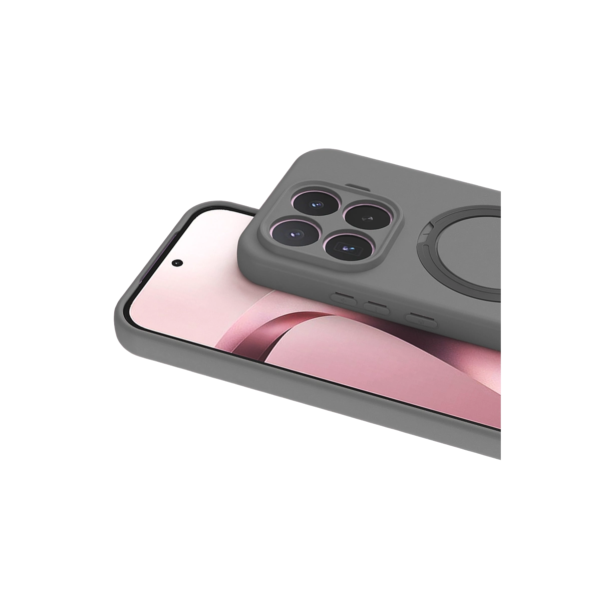 Evimdeyokyok Newface Xiaomi Mi 17T Pro Regal Magsafe Standlı Kapak - Titan Gri