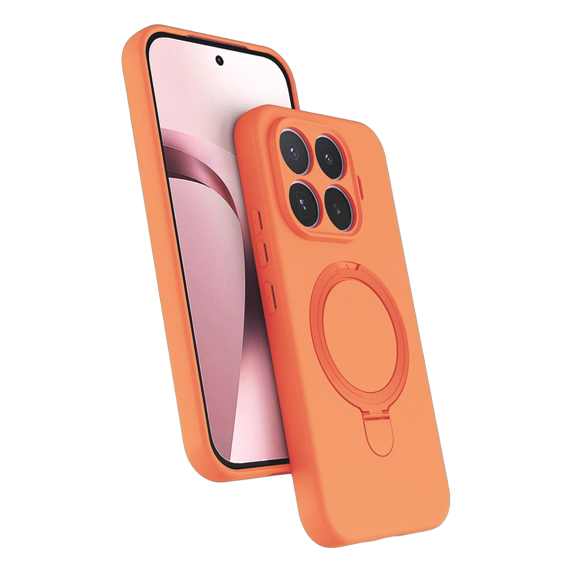 Evimdeyokyok Newface Xiaomi Mi 17T Pro Regal Magsafe Standlı Kapak - Turuncu