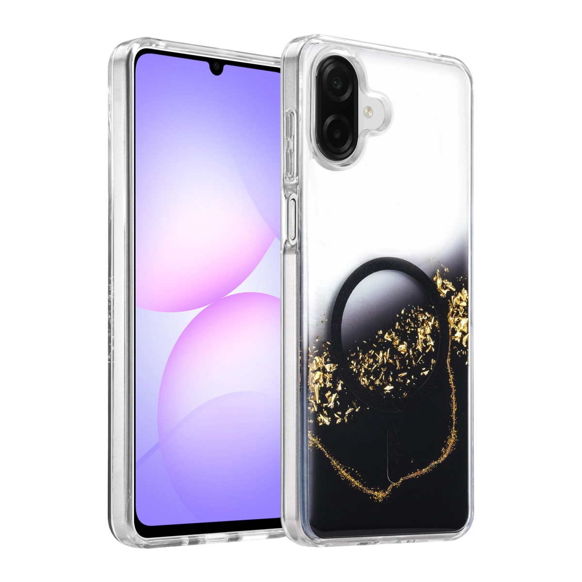 Evimdeyokyok Onegif Samsung Galaxy A07 4G Lotus Simli Magsafe Kapak - Siyah