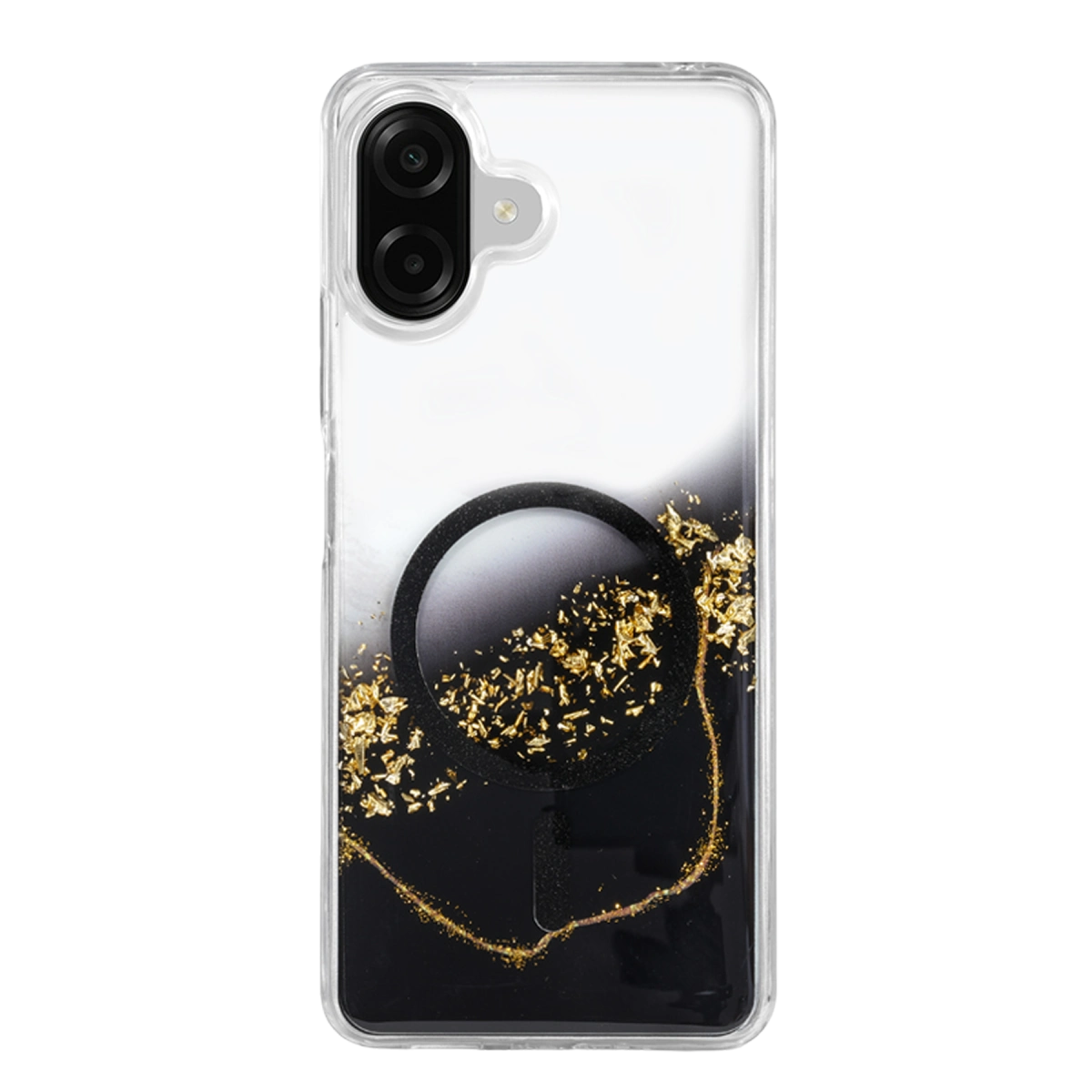 Evimdeyokyok Onegif Samsung Galaxy A07 4G Lotus Simli Magsafe Kapak - Siyah