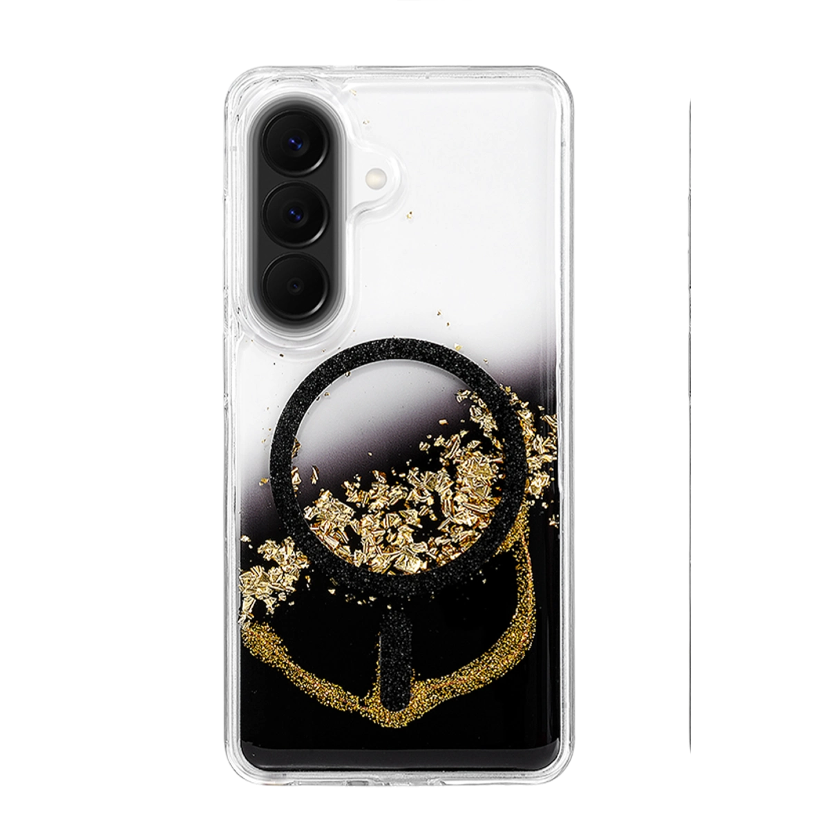 Evimdeyokyok Onegif Samsung Galaxy A37 5G Lotus Simli Magsafe Kapak - Siyah