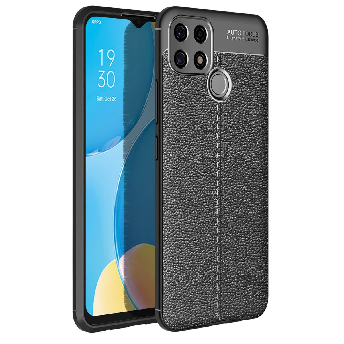 Evimdeyokyok Oppo A15 Kılıf Auto Focus Kapak - Siyah