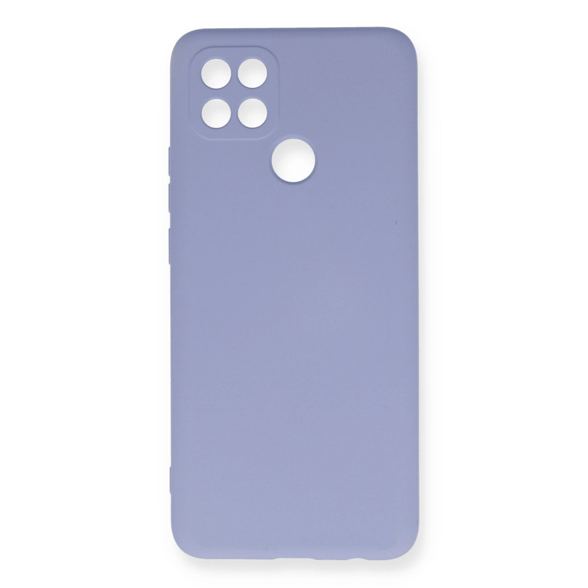 Evimdeyokyok Oppo A15 Kılıf Nano İçi Kadife Silikon - Lila