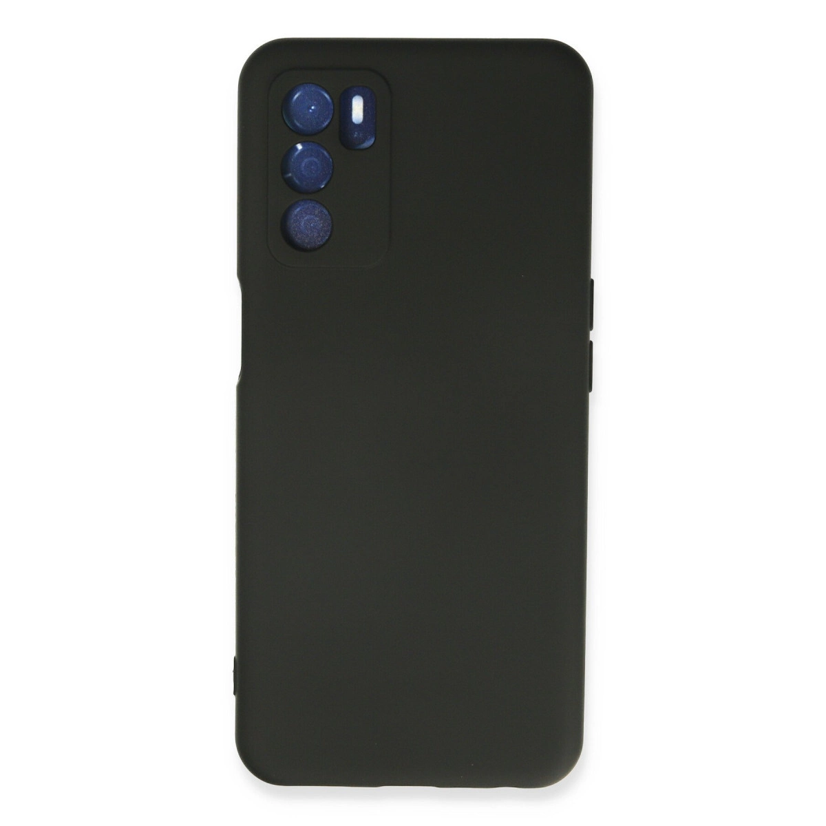 Evimdeyokyok Oppo A16 Kılıf Nano İçi Kadife Silikon - Siyah