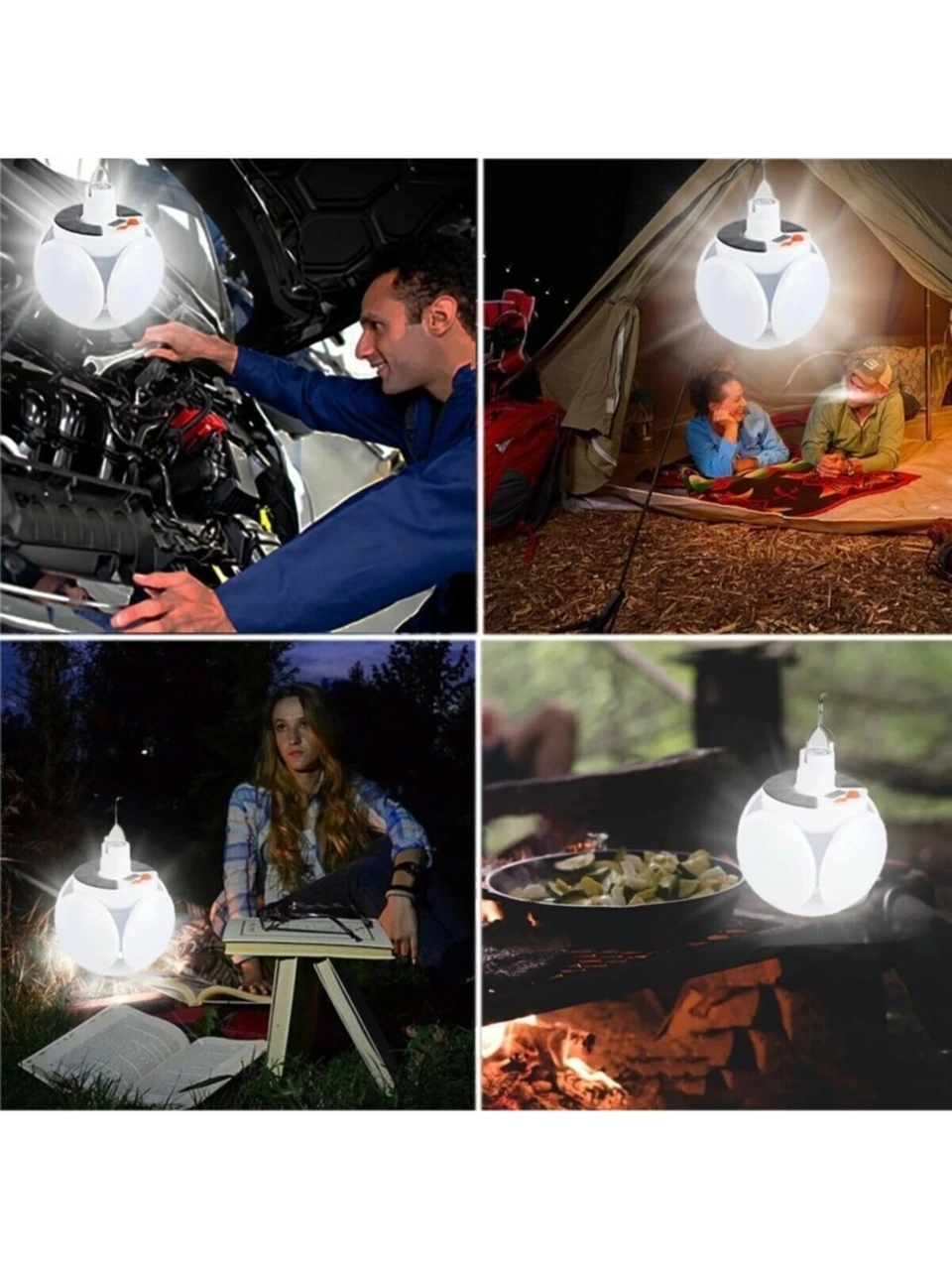 Evimdeyokyok P-038 Solar Güneş Enerji Ve Usb Sarjli 5 Kanatlı