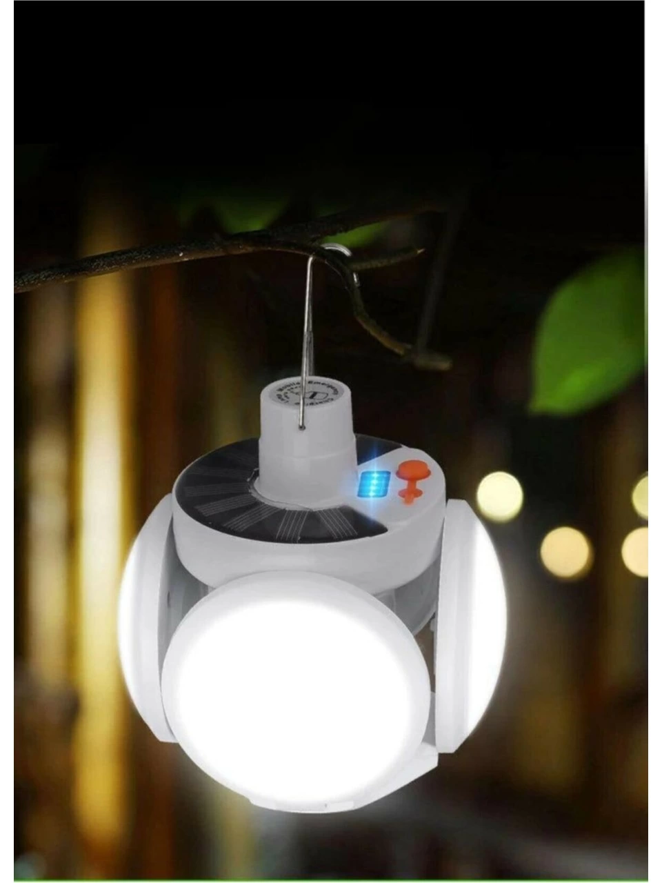 Evimdeyokyok P-038 Solar Güneş Enerji Ve Usb Sarjli 5 Kanatlı