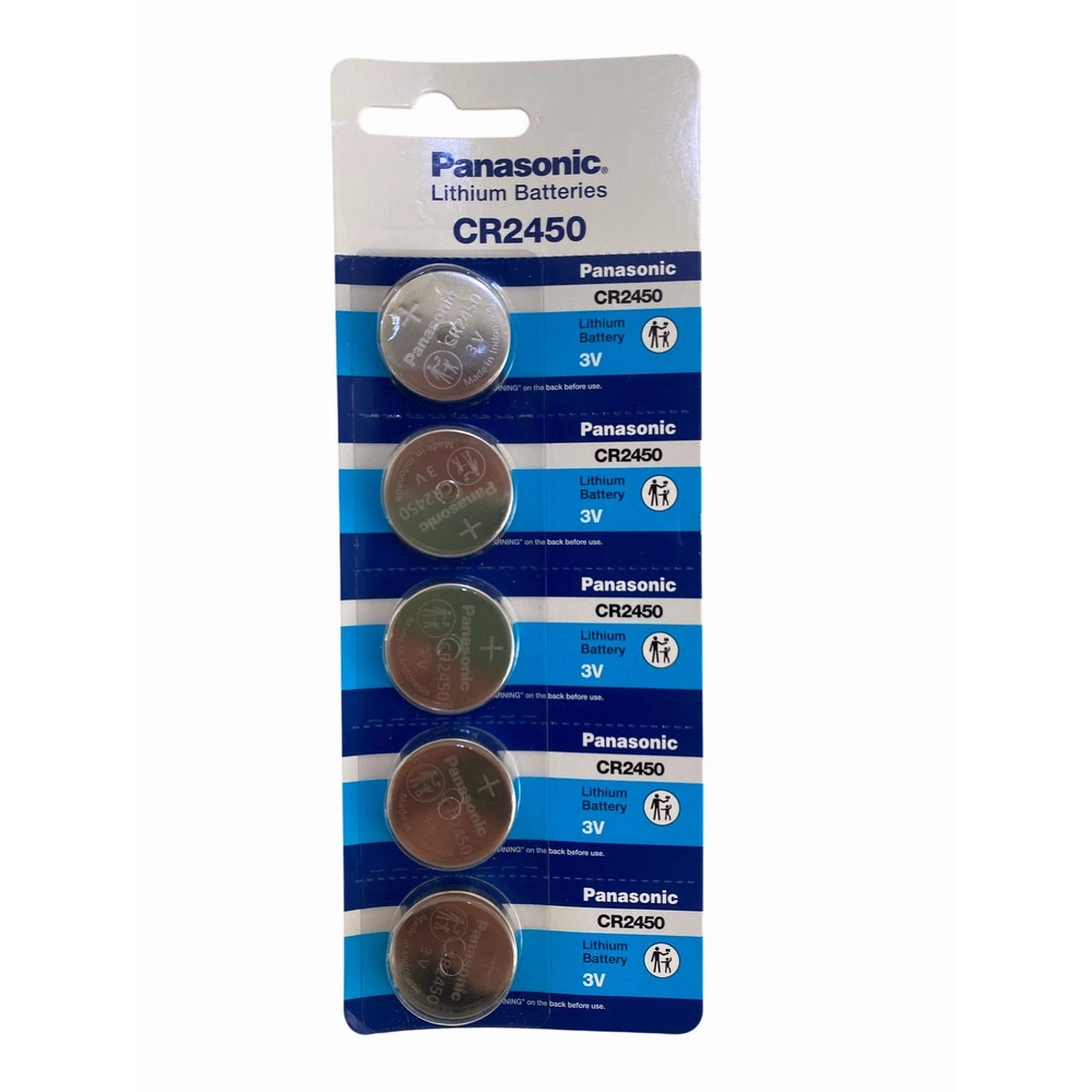Evimdeyokyok Panasonic Cr2450 Lityum 3V Düğme Pil 5’Li Kartela 5 Adet