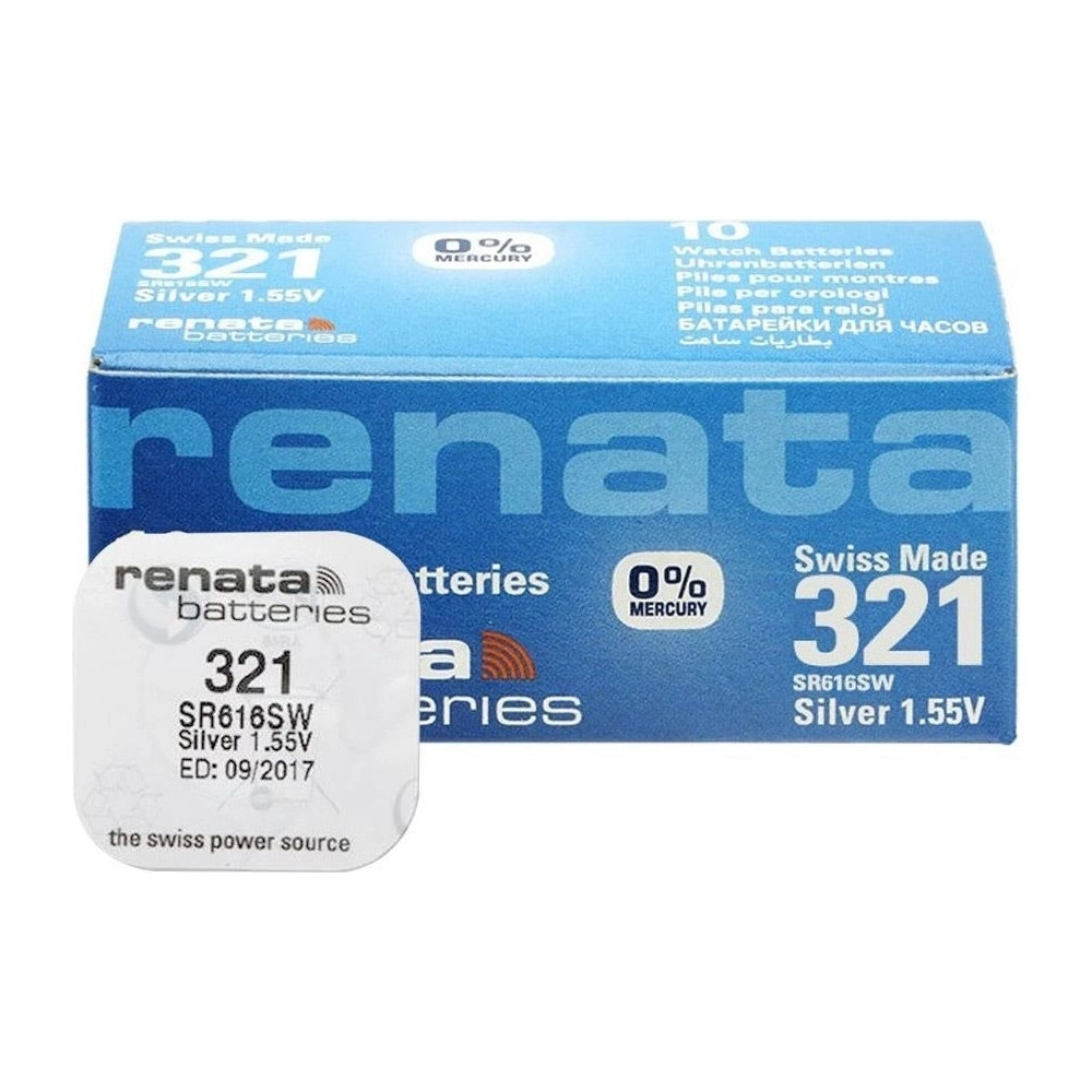 Evimdeyokyok Renata 321 Sr616Sw 1.55V Alkalin Saat Pili 10 Adet
