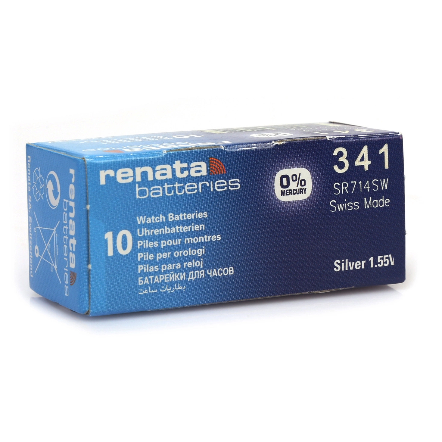Evimdeyokyok Renata 341 Sr714Sw 1.55V Alkalin Saat Pili 10 Adet
