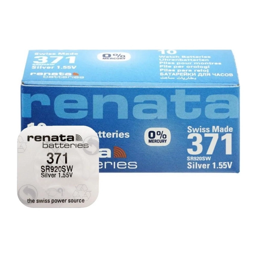 Evimdeyokyok Renata 371 Sr920Sw 1.55V Alkalin Saat Pili 10 Adet