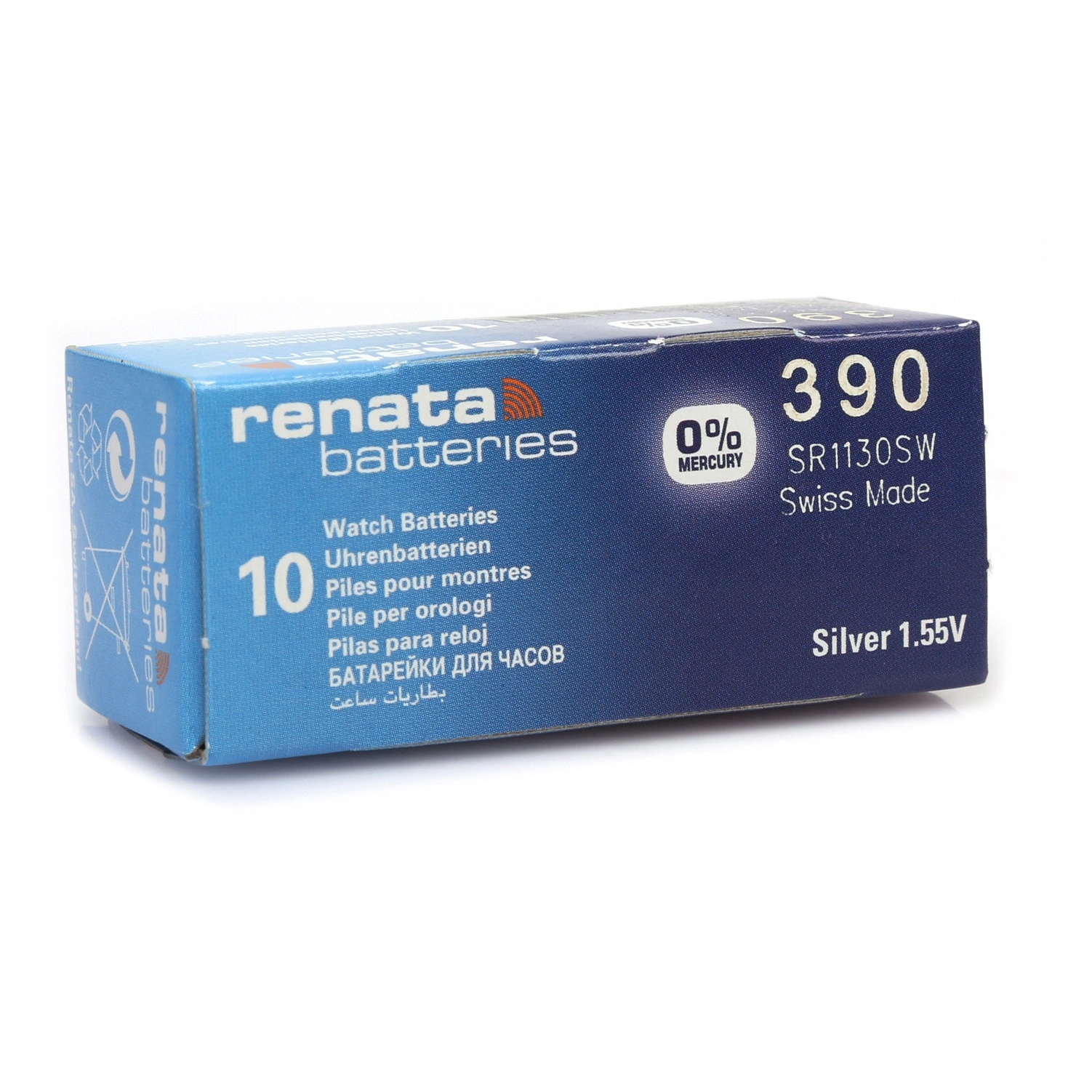Evimdeyokyok Renata 390 Sr1130Sw 1.55V Alkalin Saat Pili 10 Adet