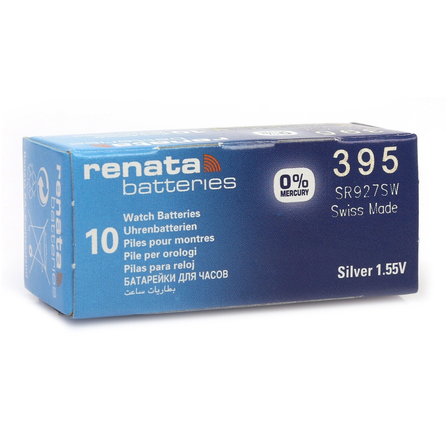 Evimdeyokyok Renata 395 Sr927Sw 1.55V Alkalin Saat Pili 10 Adet
