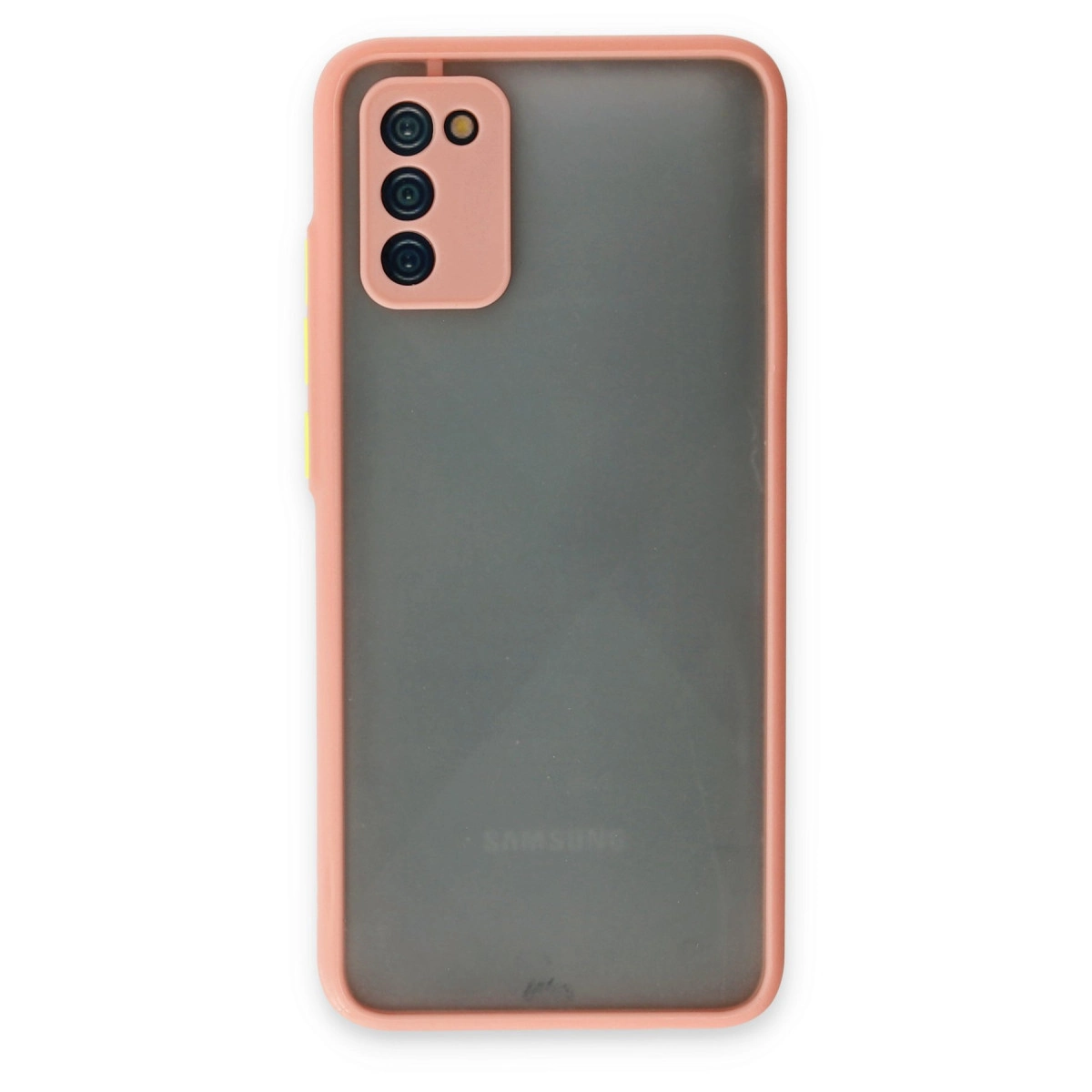 Evimdeyokyok Samsung Galaxy A02S Kılıf Montreal Silikon Kapak - Pembe