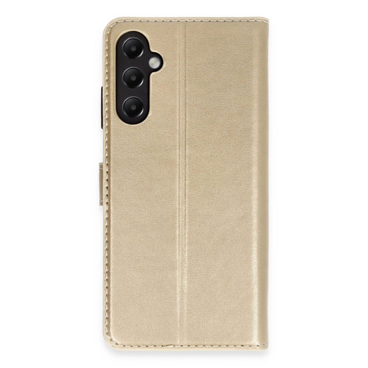 Evimdeyokyok Samsung Galaxy A05S Kılıf Trend S Plus Kapaklı Kılıf - Gold