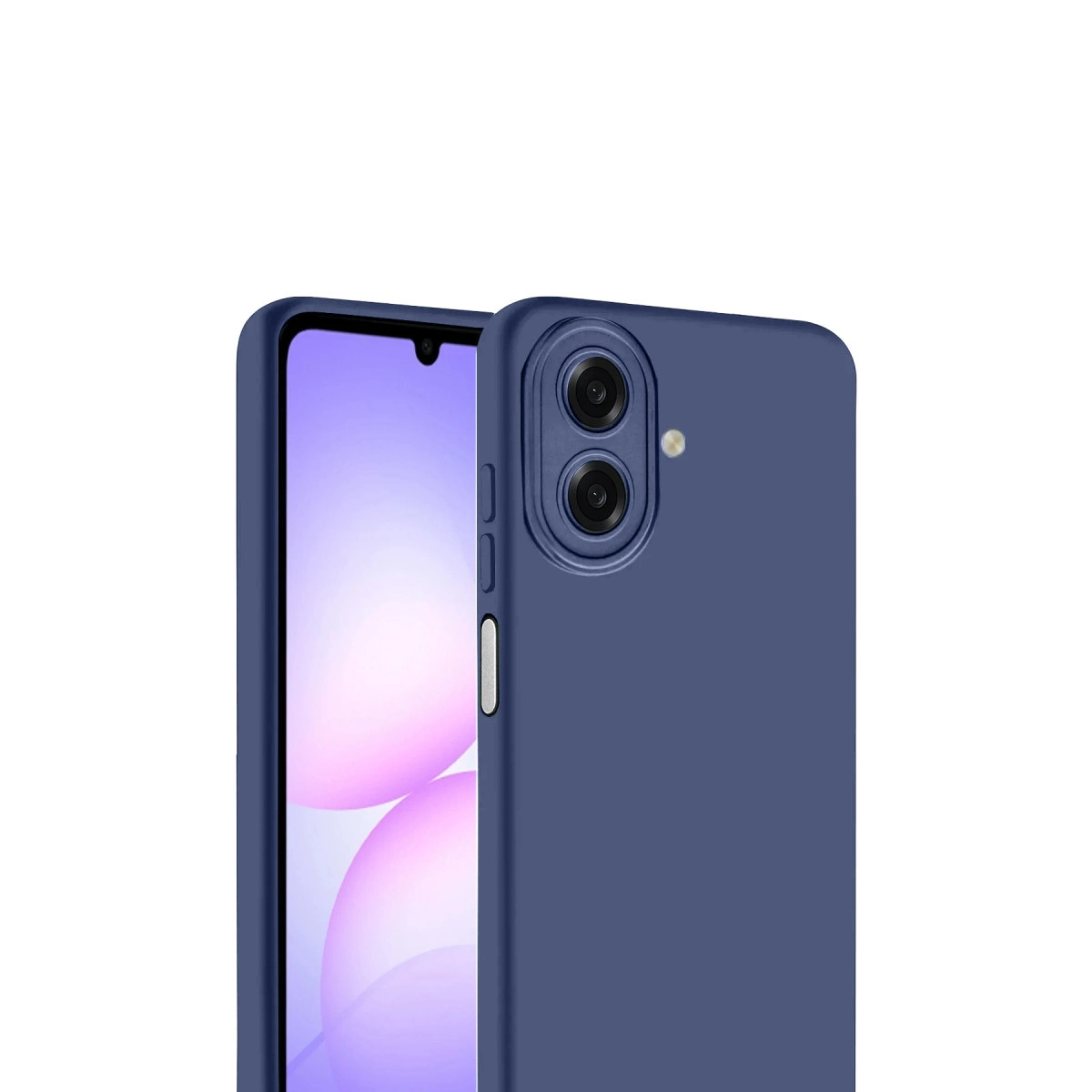 Evimdeyokyok Samsung Galaxy A07 4G Nano İçi Kadife Silikon - Lacivert