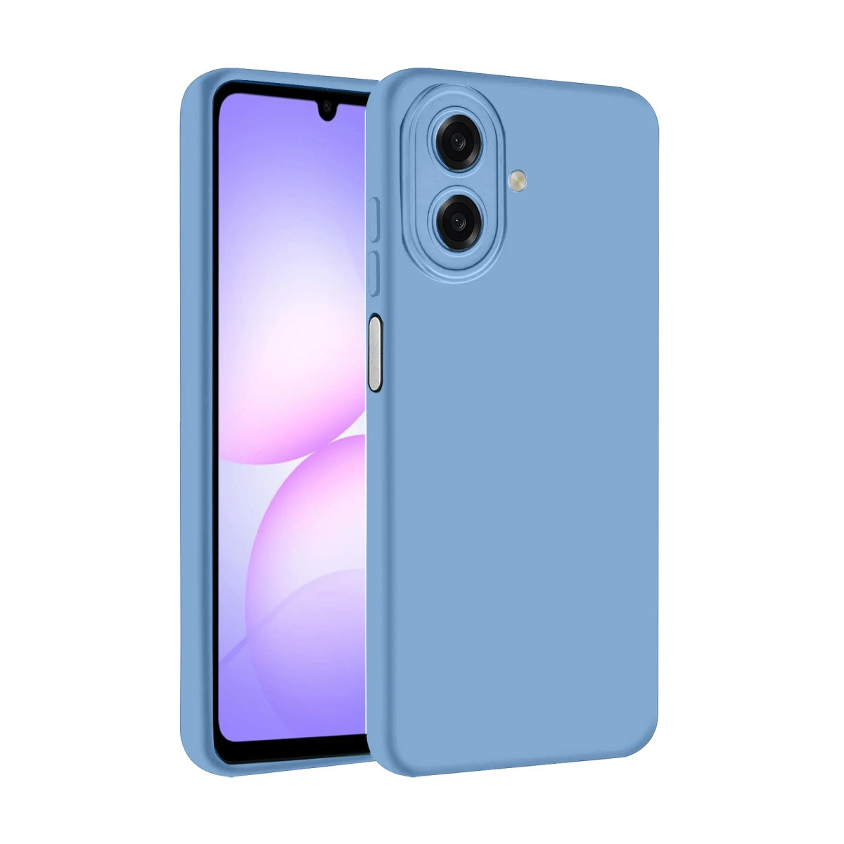 Evimdeyokyok Samsung Galaxy A07 4G Nano İçi Kadife Silikon - Mavi