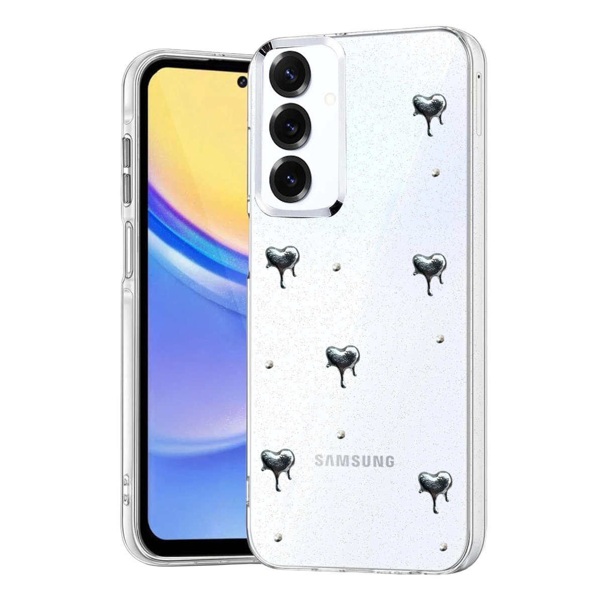 Evimdeyokyok Samsung Galaxy A14 4G Fiyonk Desenli Kapak - Desen 1