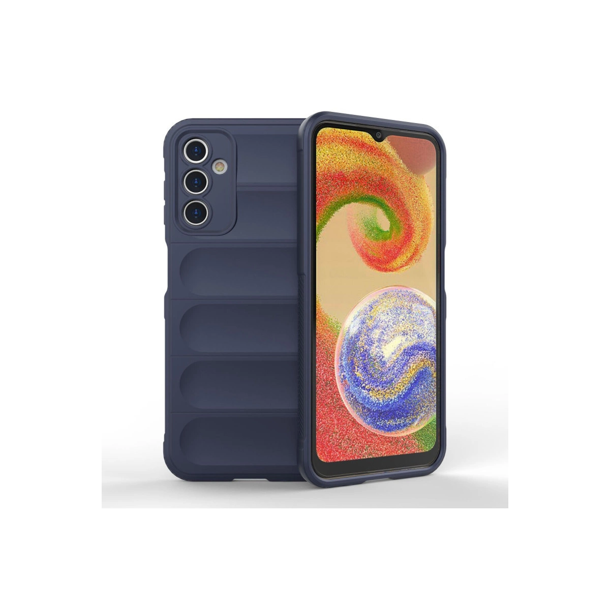 Evimdeyokyok Samsung Galaxy A14 4G Kılıf Optimum Silikon - Lacivert