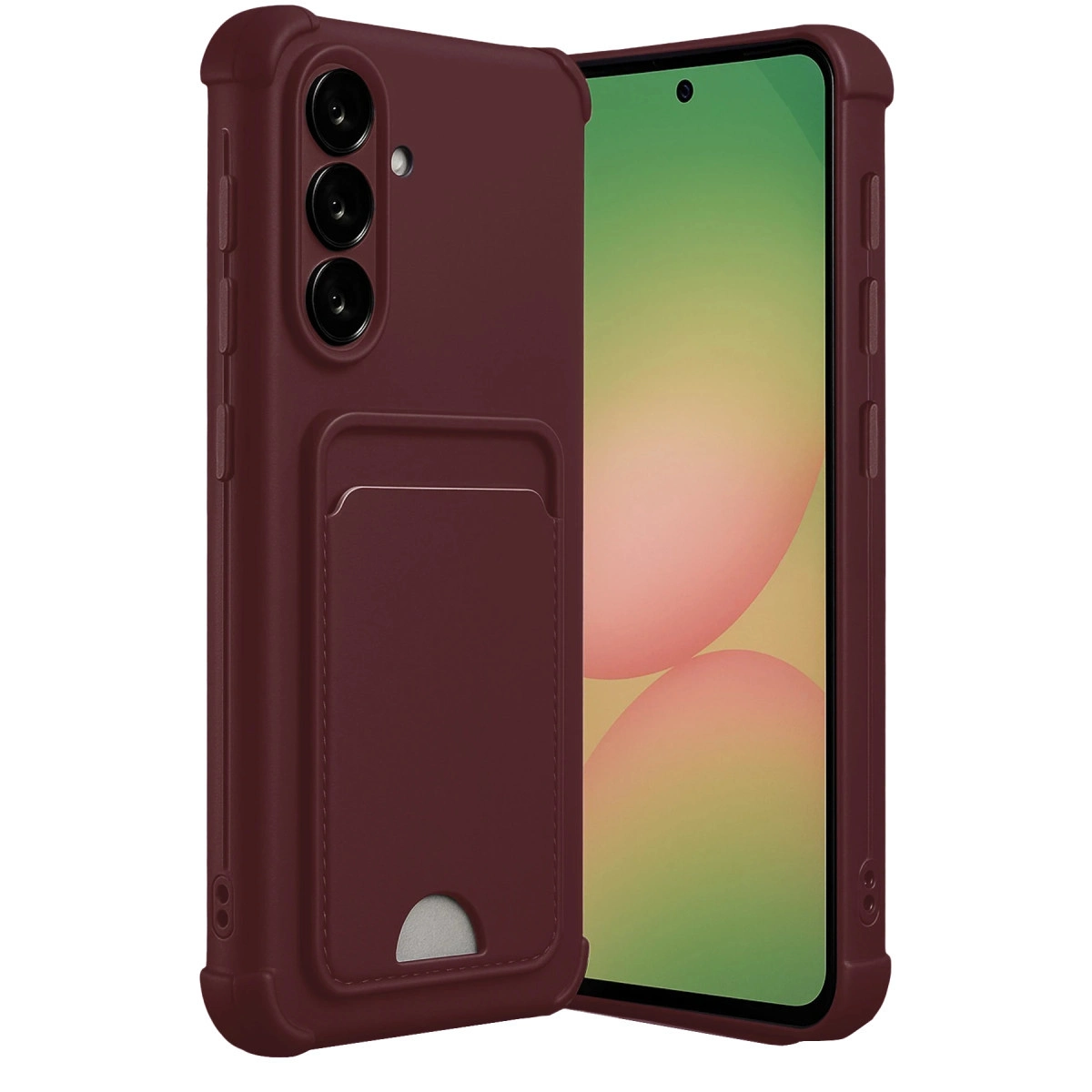 Evimdeyokyok Samsung Galaxy A17 5G Kelvin Kartvizitli Silikon - Bordo