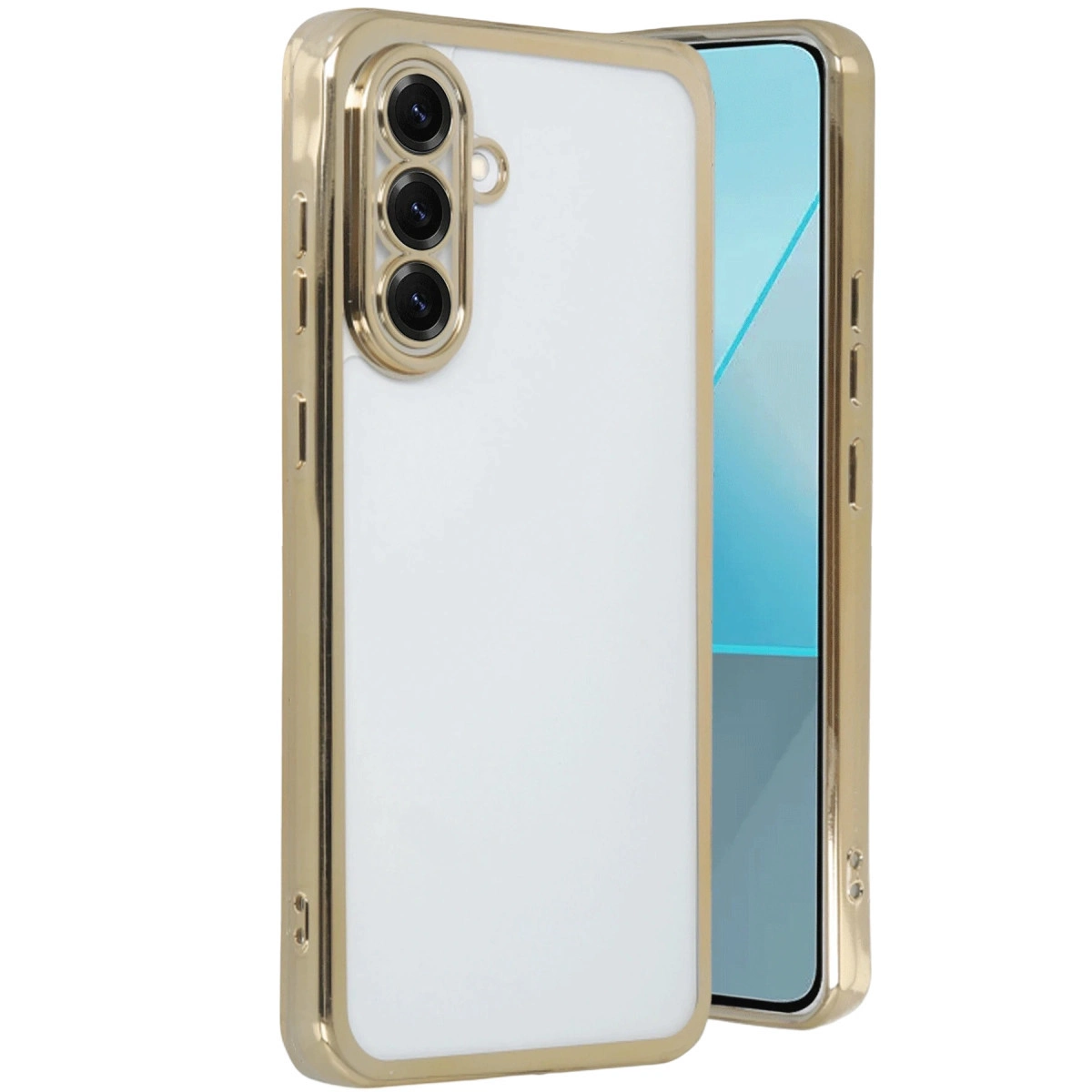 Evimdeyokyok Samsung Galaxy A17 5G Razer Lensli Silikon - Gold