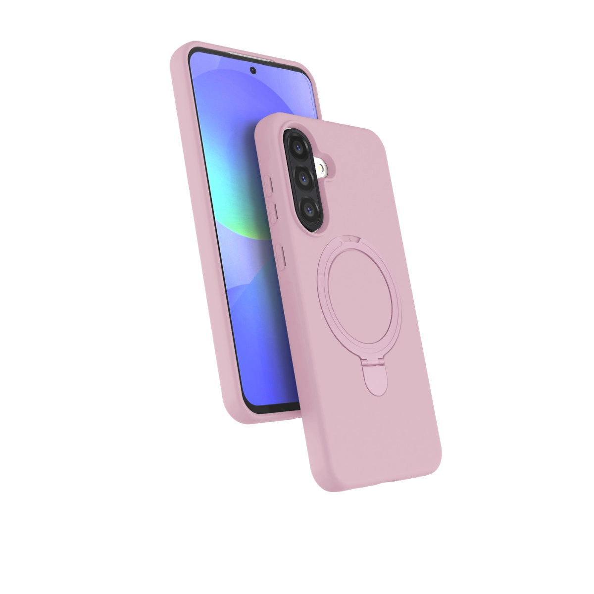 Evimdeyokyok Samsung Galaxy A17 5G Regal Magsafe Standlı Kapak - Açık Pembe