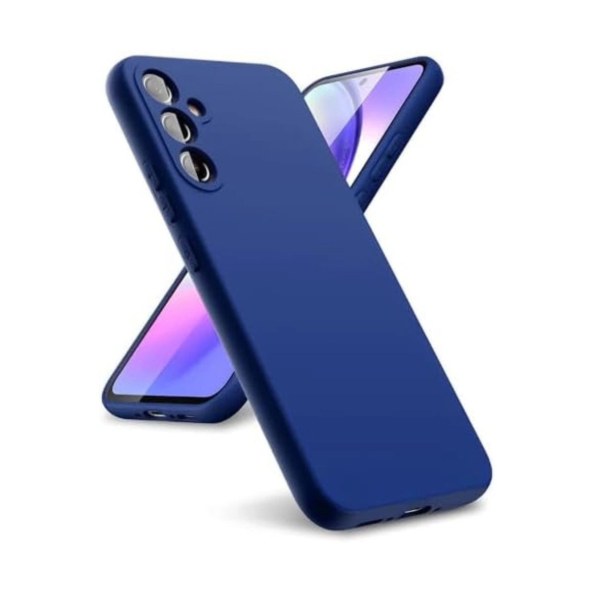 Evimdeyokyok Samsung Galaxy A24 4G Kılıf First Silikon - Lacivert
