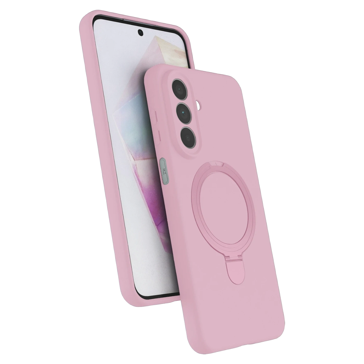 Evimdeyokyok Samsung Galaxy A27 5G Regal Magsafe Standlı Kapak - Açık Pembe