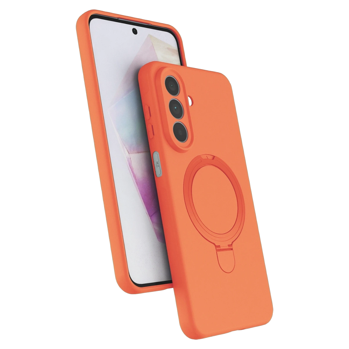 Evimdeyokyok Samsung Galaxy A27 5G Regal Magsafe Standlı Kapak - Turuncu
