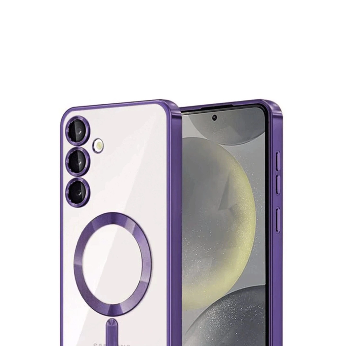 Evimdeyokyok Samsung Galaxy A56 Kross Magneticsafe Kapak - Mor
