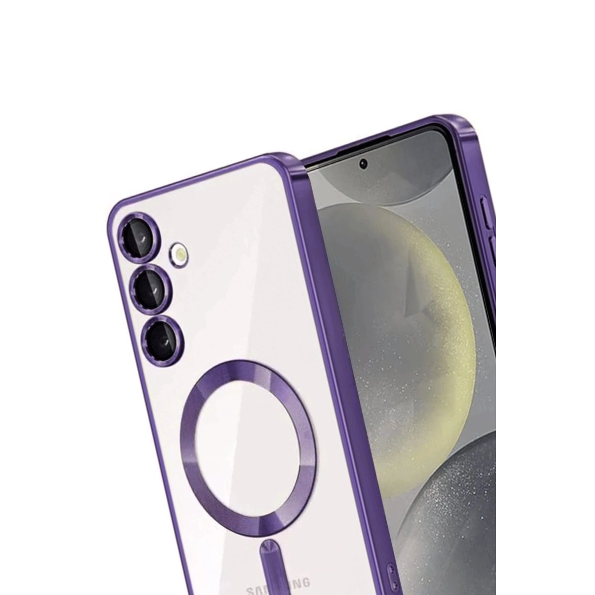 Evimdeyokyok Samsung Galaxy A56 Kross Magneticsafe Kapak - Mor