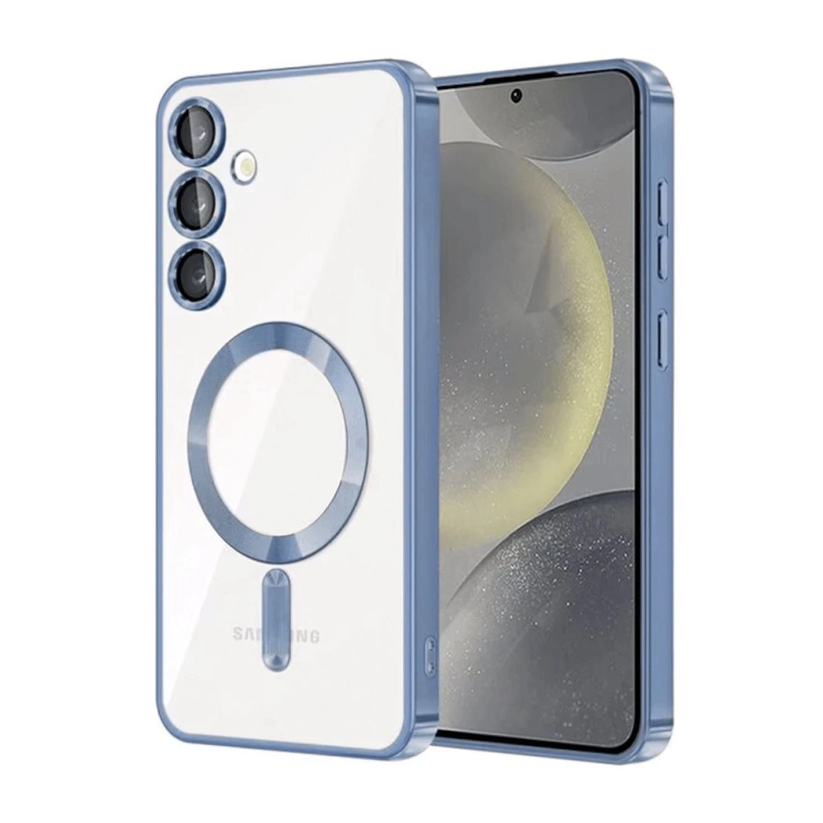 Evimdeyokyok Samsung Galaxy A56 Kross Magneticsafe Kapak - Sierra Blue