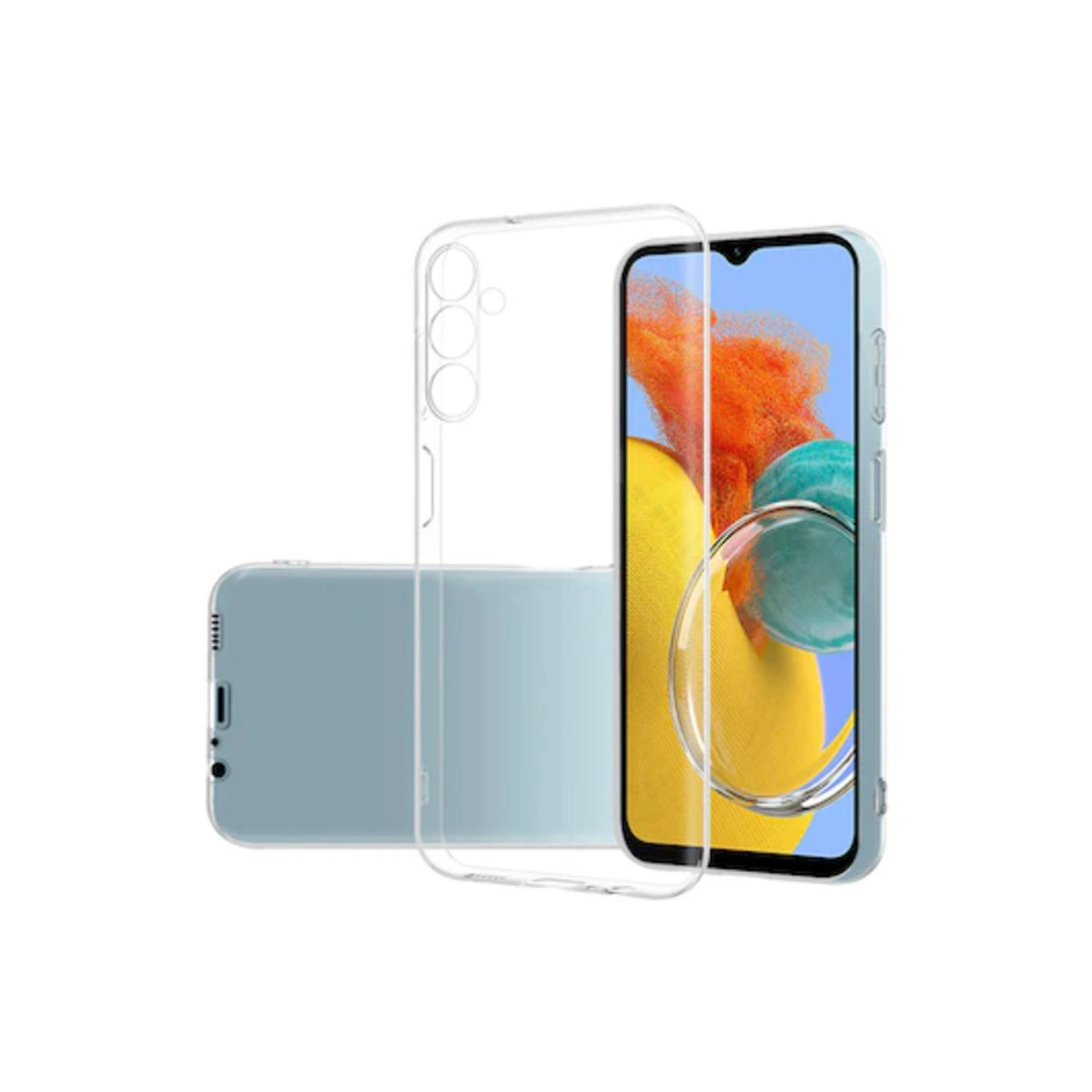 Evimdeyokyok Samsung Galaxy M14 5G Kılıf Lüx Şeffaf Silikon