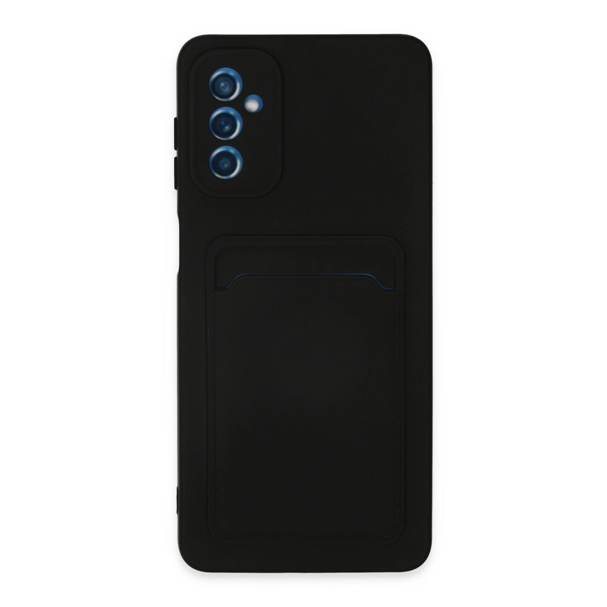 Evimdeyokyok Samsung Galaxy M52 5G Kılıf Kelvin Kartvizitli Silikon - Siyah