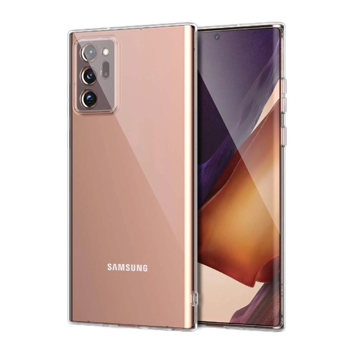 Evimdeyokyok Samsung Galaxy Note 20 Ultra Kılıf Lüx Şeffaf Silikon
