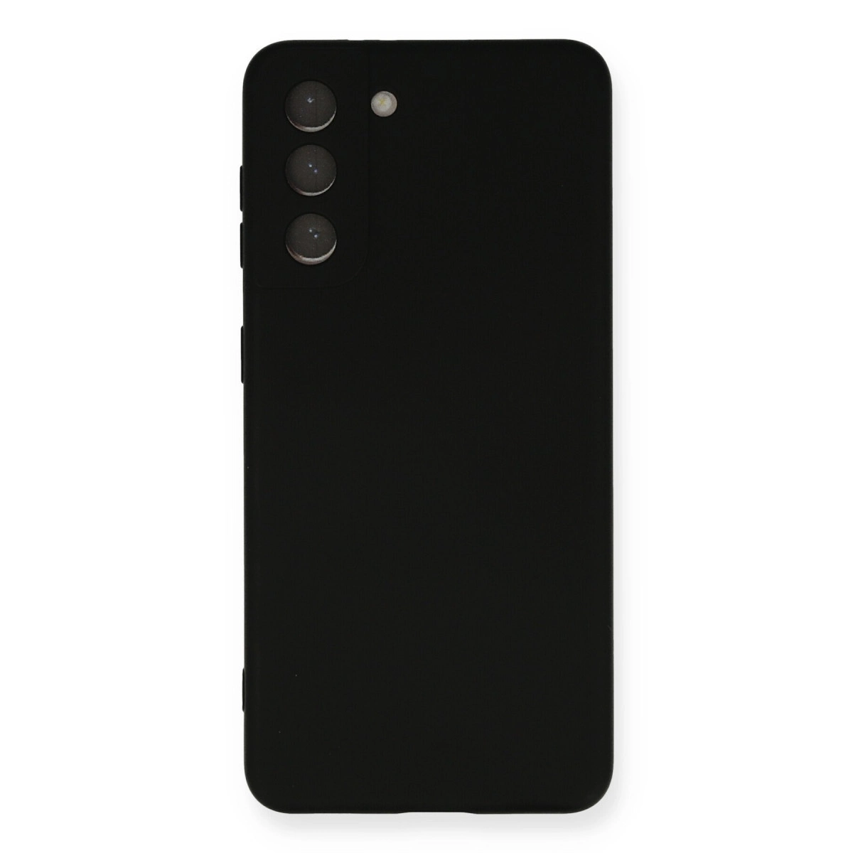 Evimdeyokyok Samsung Galaxy S21 Kılıf Nano İçi Kadife Silikon - Siyah