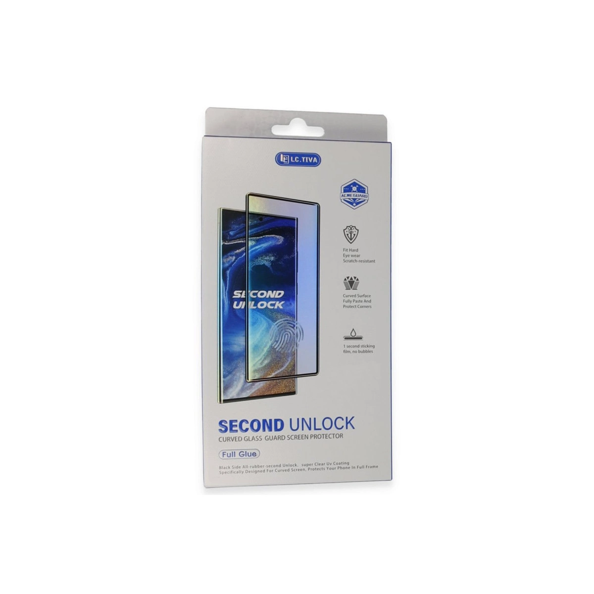 Evimdeyokyok Samsung Galaxy S24 Ultra Durable Full Glue Curved Cam
