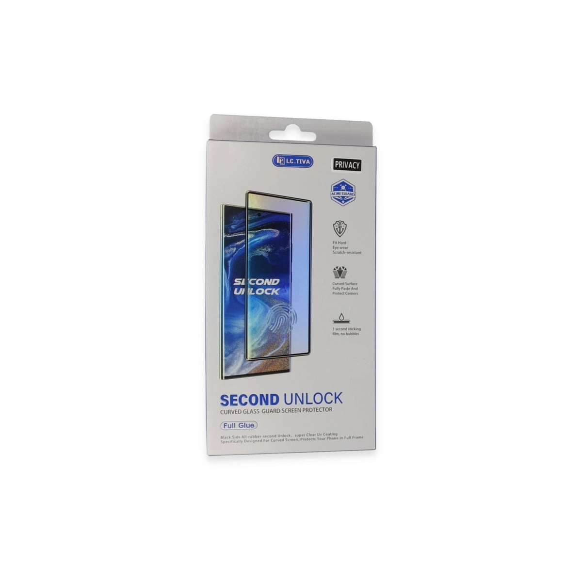 Evimdeyokyok Samsung Galaxy S24 Ultra Durable Full Glue Curved Hayalet Cam